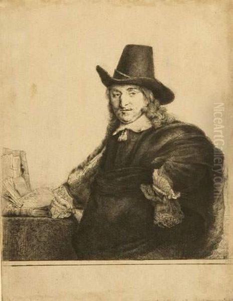 Jan Asselyn. Oil Painting by Harmenszoon van Rijn Rembrandt