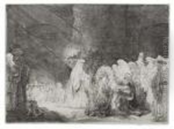 The Presentation In The Temple Oil Painting by Harmenszoon van Rijn Rembrandt