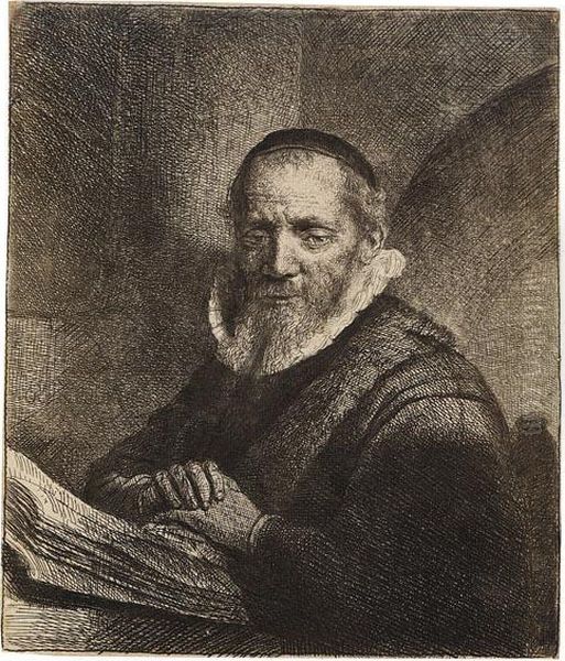 Jan Cornelis Sylvius Oil Painting by Harmenszoon van Rijn Rembrandt