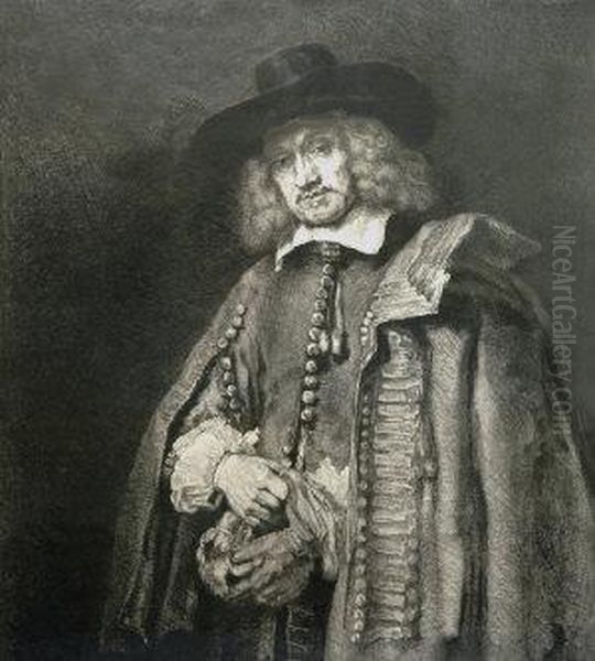 The Burgomaster Six Oil Painting by Harmenszoon van Rijn Rembrandt