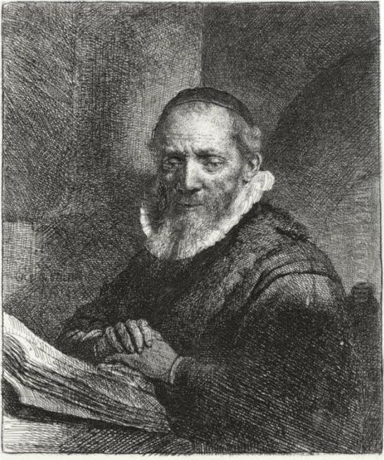 Jan Cornelius Sylvius Oil Painting by Harmenszoon van Rijn Rembrandt