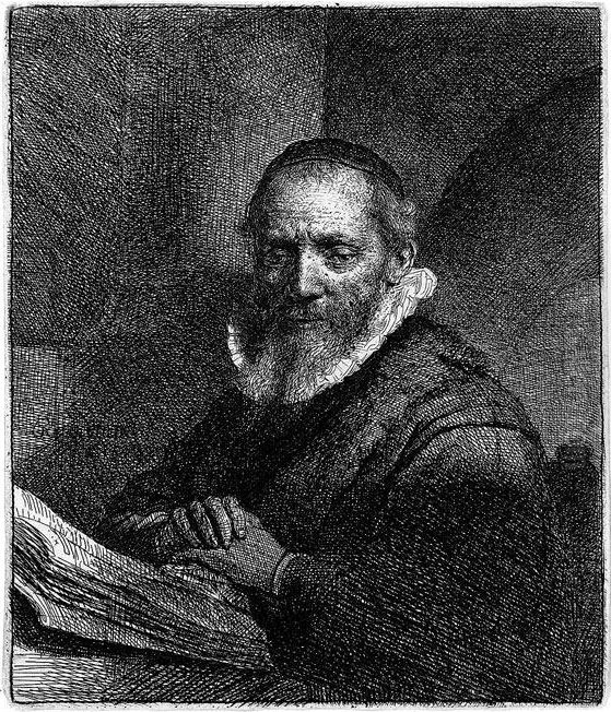 Jan Cornelissylvius, Prediger Oil Painting by Harmenszoon van Rijn Rembrandt