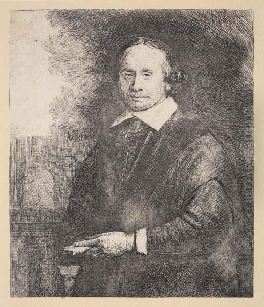 Jan Antonides Van Der Linden, Physician Oil Painting by Harmenszoon van Rijn Rembrandt