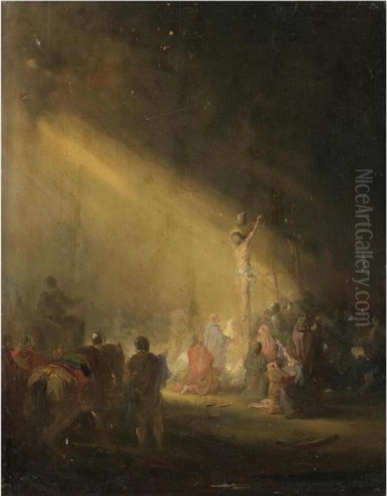 The Crucifixion Oil Painting by Harmenszoon van Rijn Rembrandt