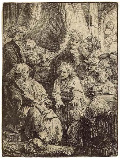 Joseph Telling His Dreams Oil Painting by Harmenszoon van Rijn Rembrandt