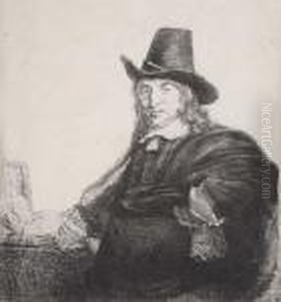 Jan Asselyn, Painter Oil Painting by Harmenszoon van Rijn Rembrandt