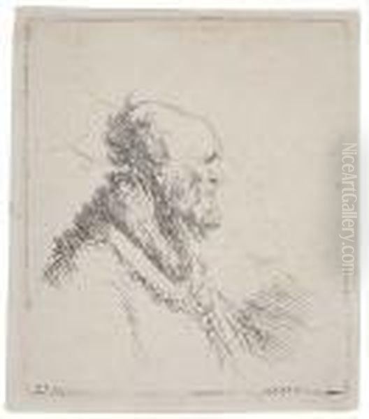 Untitled Oil Painting by Harmenszoon van Rijn Rembrandt