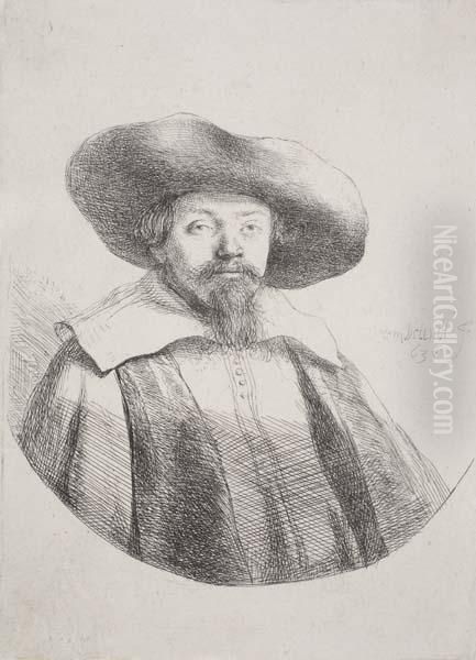 Untitled Oil Painting by Harmenszoon van Rijn Rembrandt