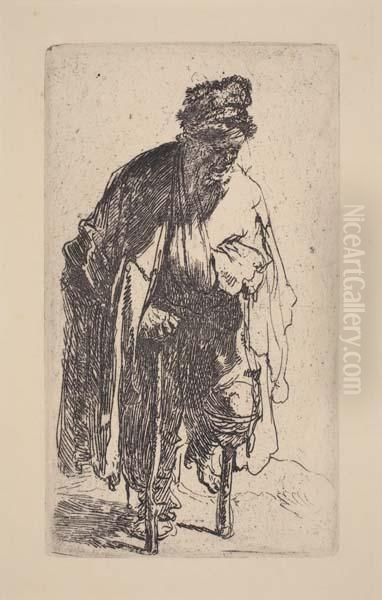 Untitled Oil Painting by Harmenszoon van Rijn Rembrandt