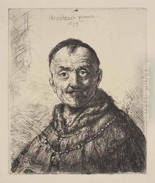 Untitled Oil Painting by Harmenszoon van Rijn Rembrandt