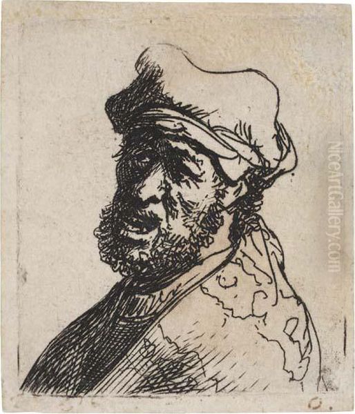 Untitled Oil Painting by Harmenszoon van Rijn Rembrandt