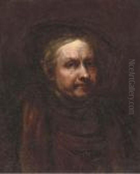 Self-portrait Of The Artist Oil Painting by Harmenszoon van Rijn Rembrandt