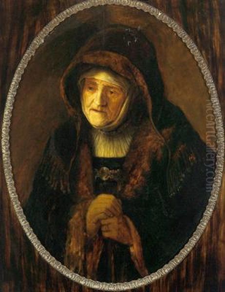 Ritratto Di Una Donna Anziana Oil Painting by Harmenszoon van Rijn Rembrandt