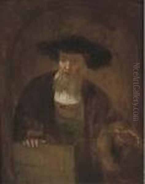 Portrait Of An Old Man Oil Painting by Harmenszoon van Rijn Rembrandt