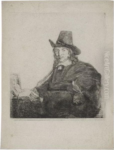 Jan Asselyn, Painter Oil Painting by Harmenszoon van Rijn Rembrandt