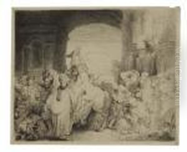 The Triumph Of The Mordecai Oil Painting by Harmenszoon van Rijn Rembrandt