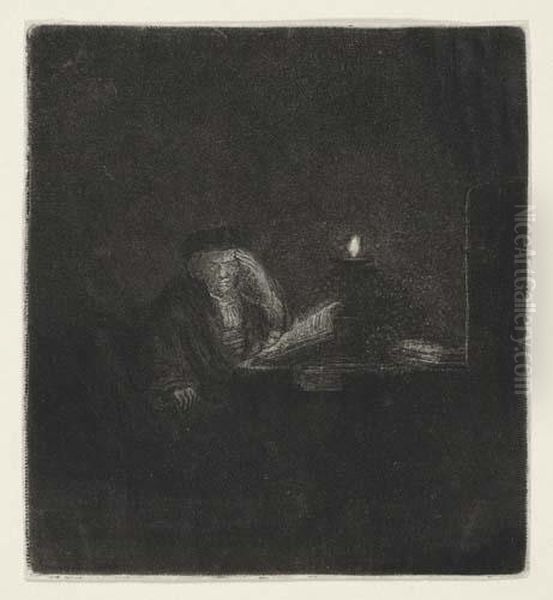 Untitled Oil Painting by Harmenszoon van Rijn Rembrandt