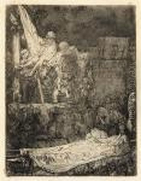 The Descent Oil Painting by Harmenszoon van Rijn Rembrandt