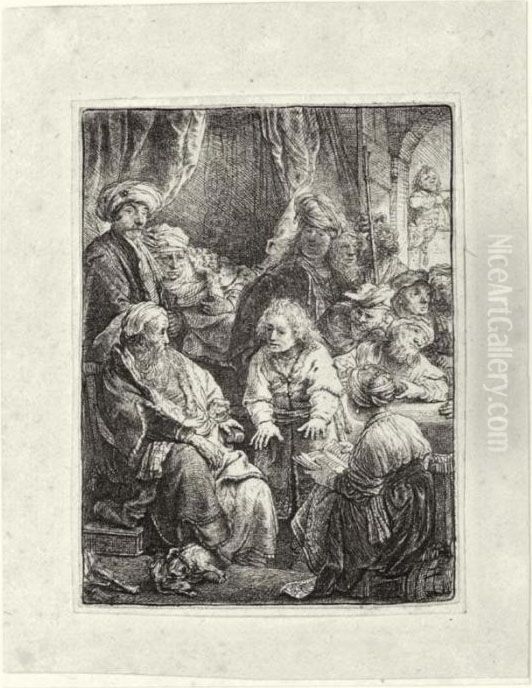 Joseph Telling His Dreams Oil Painting by Harmenszoon van Rijn Rembrandt