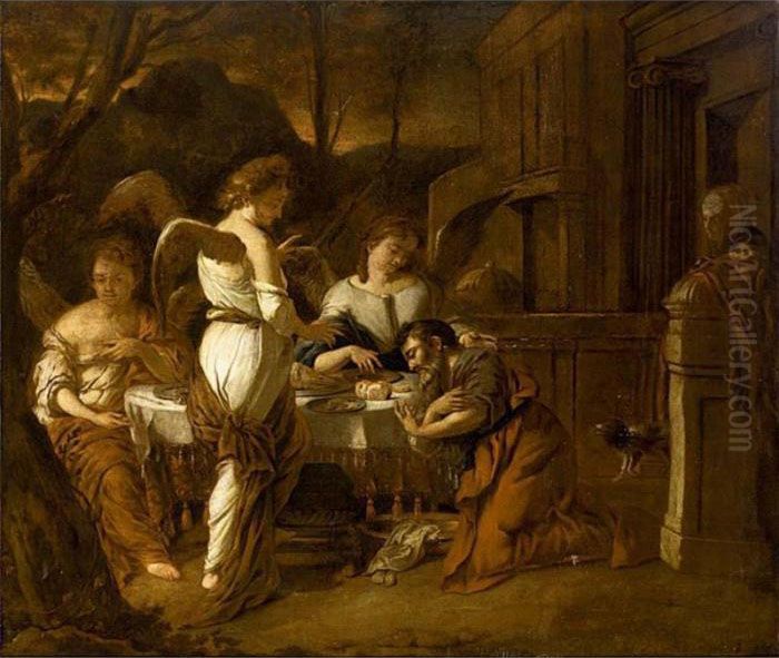 Jacob's Dream Oil Painting by Harmenszoon van Rijn Rembrandt