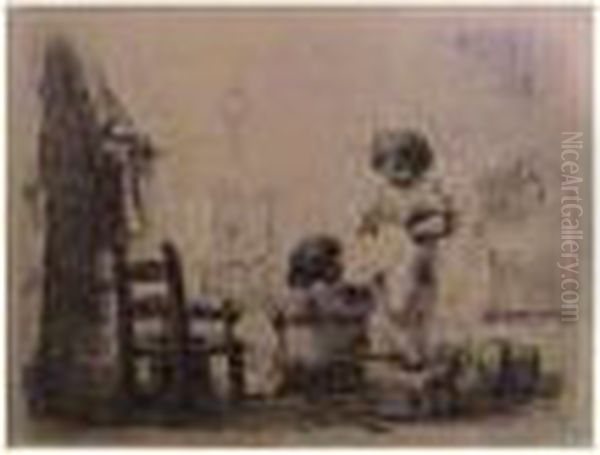 Le Jeu Oil Painting by Harmenszoon van Rijn Rembrandt