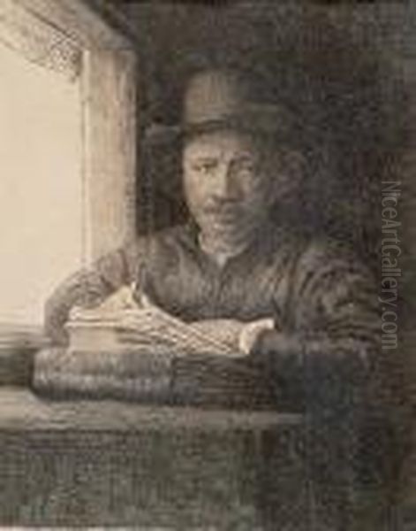Nach Oil Painting by Harmenszoon van Rijn Rembrandt