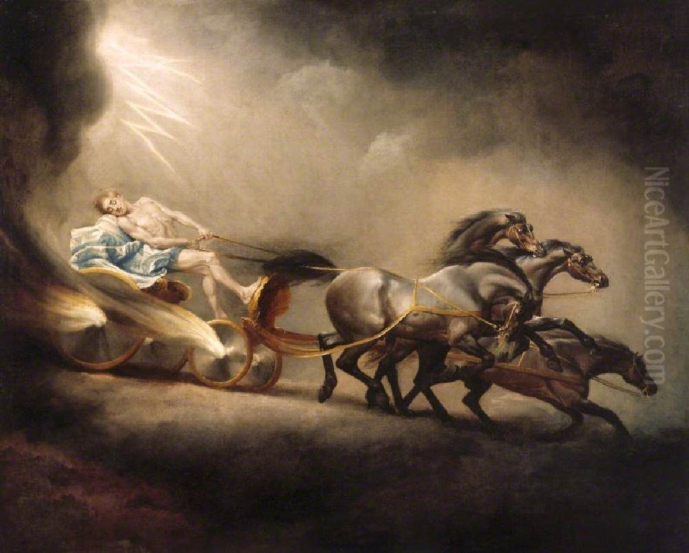 The Fall of Phaeton Oil Painting by George Stubbs