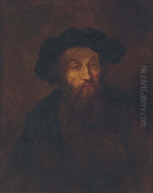 Portrait Of A Bearded Man Oil Painting by Harmenszoon van Rijn Rembrandt
