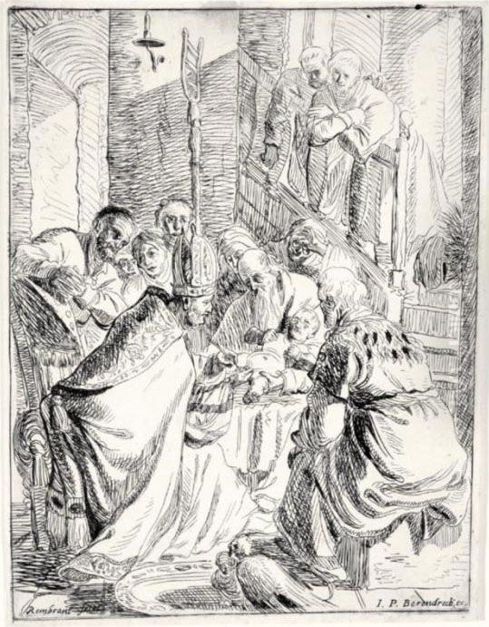 The Circumcision (b., Holl.398; H.388 Rej.; Bb.26-2) Oil Painting by Harmenszoon van Rijn Rembrandt