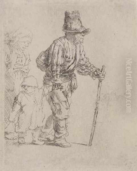 Untitled Oil Painting by Harmenszoon van Rijn Rembrandt