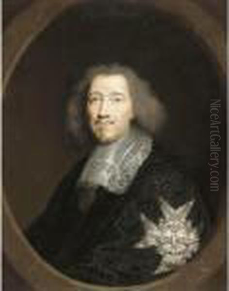 Portrait Of A Young Boy, Head And Shoulders, Wearing A Brown Hat Oil Painting by Harmenszoon van Rijn Rembrandt