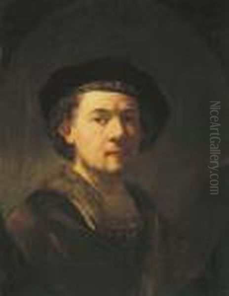 Portrait D'homme Oil Painting by Harmenszoon van Rijn Rembrandt