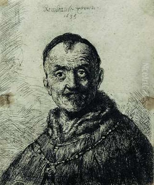 Testa Orientale Oil Painting by Harmenszoon van Rijn Rembrandt
