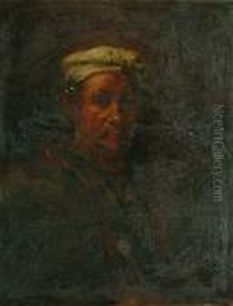 Portrait Of The Artist Oil Painting by Harmenszoon van Rijn Rembrandt