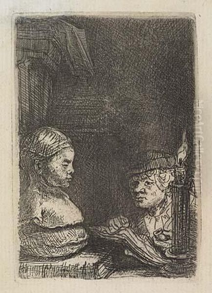 Untitled Oil Painting by Harmenszoon van Rijn Rembrandt