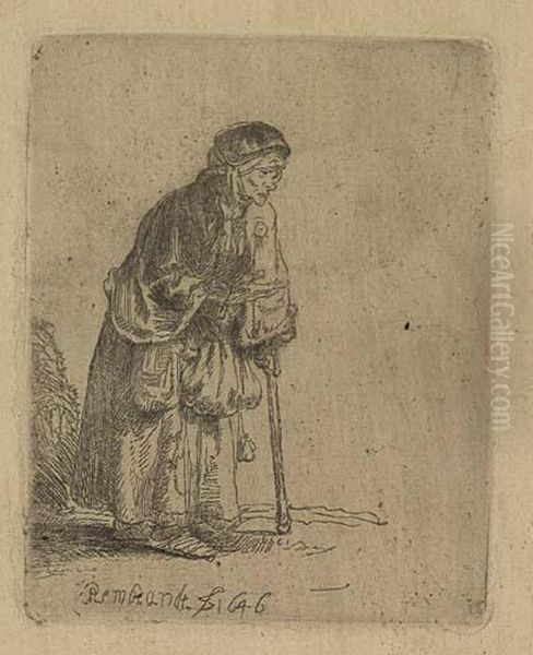 Untitled Oil Painting by Harmenszoon van Rijn Rembrandt