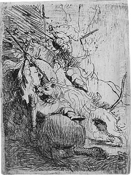 Untitled Oil Painting by Harmenszoon van Rijn Rembrandt