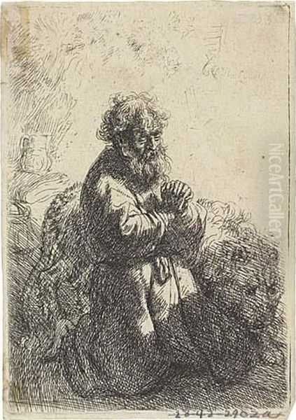 Untitled Oil Painting by Harmenszoon van Rijn Rembrandt