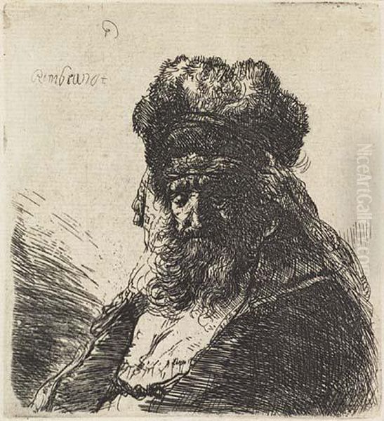 Untitled Oil Painting by Harmenszoon van Rijn Rembrandt