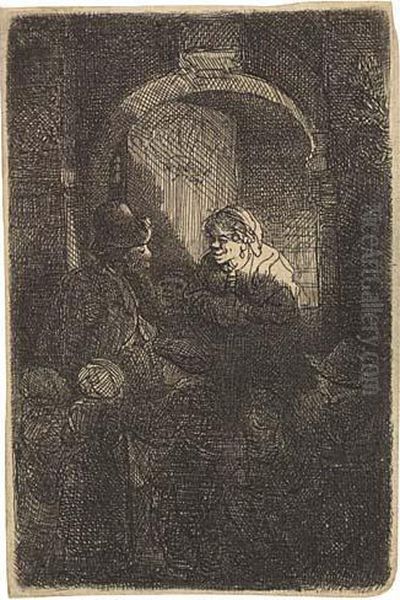 Untitled Oil Painting by Harmenszoon van Rijn Rembrandt