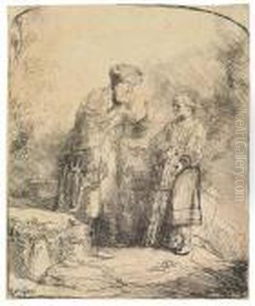 Untitled Oil Painting by Harmenszoon van Rijn Rembrandt