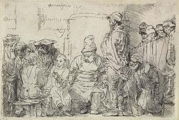 Untitled Oil Painting by Harmenszoon van Rijn Rembrandt