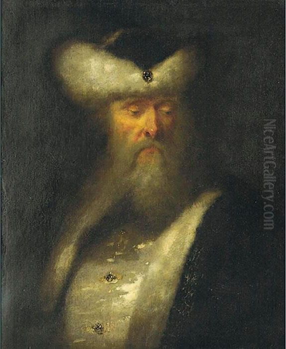 Portrait Of An Older Gentleman Oil Painting by Harmenszoon van Rijn Rembrandt