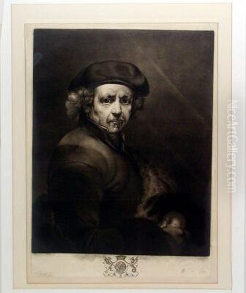 Portrait Of Rembrandt Oil Painting by Harmenszoon van Rijn Rembrandt
