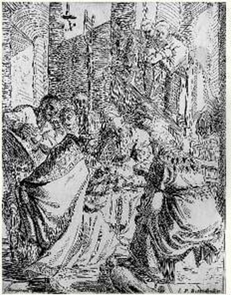 La Circoncision. 1626. Oil Painting by Harmenszoon van Rijn Rembrandt