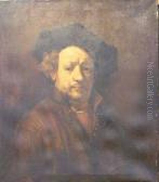 Portrait Of The Artist Oil Painting by Harmenszoon van Rijn Rembrandt