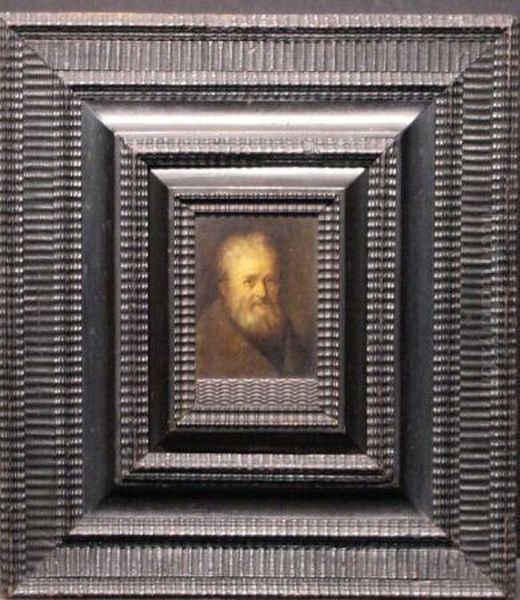 Portrait Of An Old Gentleman Oil Painting by Harmenszoon van Rijn Rembrandt