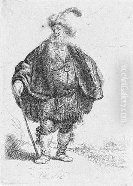 The Persian (b., Holl.152; H.93; Bb.32-a) Oil Painting by Harmenszoon van Rijn Rembrandt