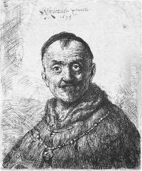 The First Oriental Head (b., Holl.286; H.131; Bb.35-e) Oil Painting by Harmenszoon van Rijn Rembrandt
