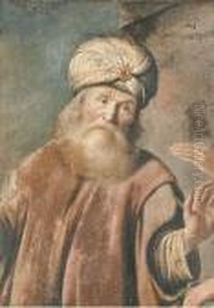 An Elder From The Old Testament Oil Painting by Harmenszoon van Rijn Rembrandt